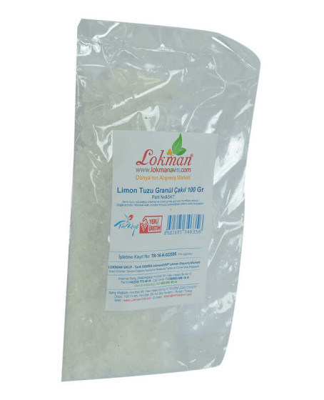 Limon Tuzu Granül Çakıl 100 Gr Paket