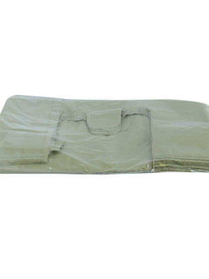 Battal Boy Atlet Geri Dönüşüm Granül Çanta Poşet 65X35 Cm Kalın Gri 1000 Gr 1 Paket