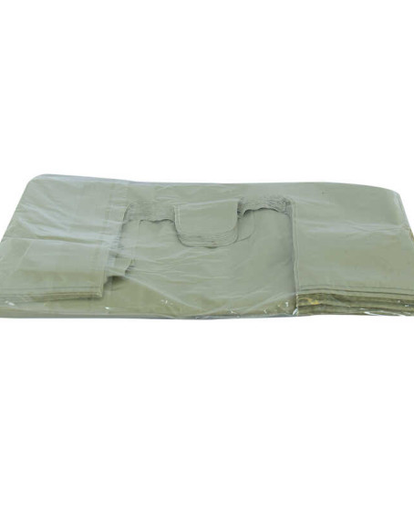 Battal Boy Atlet Geri Dönüşüm Granül Çanta Poşet 65X35 Cm Kalın Gri 1000 Gr 1 Paket