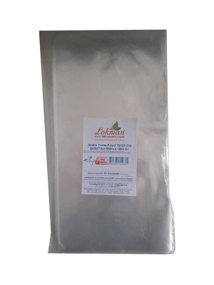 Jelatin Torba Poşet 15X30 Cm Şeffaf İnce Mikron 1000 Gr 1 Paket
