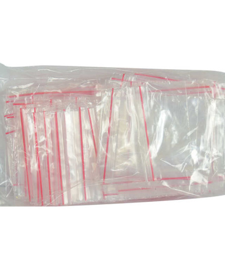 Kilitli Naylon Torba Poşet 5X5 Cm Şeffaf 100 Adet 1 Paket