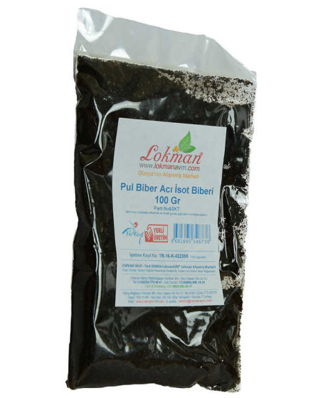 Pul Biber Acı İsot Biberi 100 Gr Paket