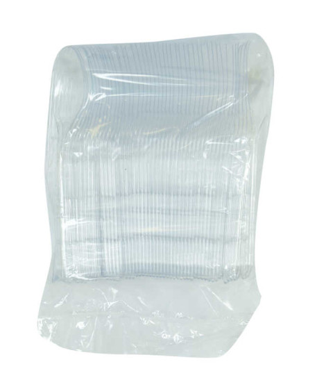 Lüks Kaşık Sert Plastik Çorba Kaşığı 1654 mm Şeffaf 100 Adet 1 Paket
