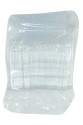 Lüks Kaşık Sert Plastik Çorba Kaşığı 1654 mm Şeffaf 100 Adet 1 Paket