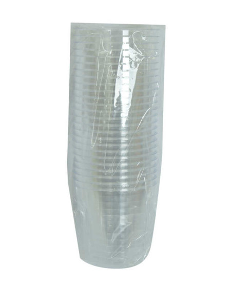 Lüks Kristal Bardak Sert Plastik Çay Kahve Su Otomat Bardağı 180 Ml 25 li 1 Paket