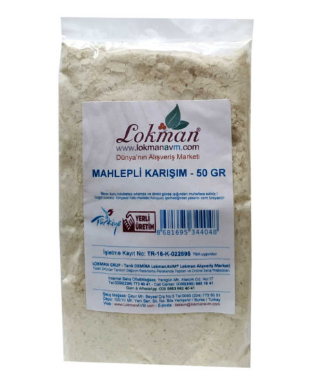 Mahlepli Karışım Pasta Kurabiye Poğaça Katığı 50 Gr Paket