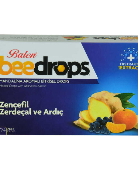 Mandalina Aromalı Bitkisel Drops 24 Adet