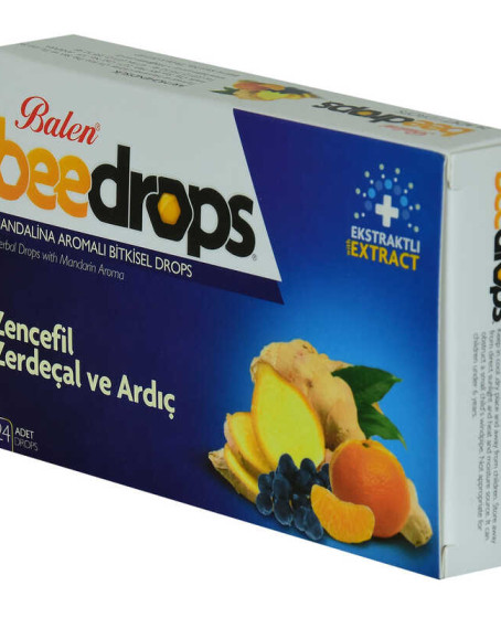 Mandalina Aromalı Bitkisel Drops 24 Adet