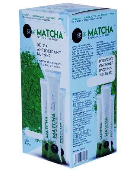 Matcha (Maça) Çayı Premium 20 Poşet