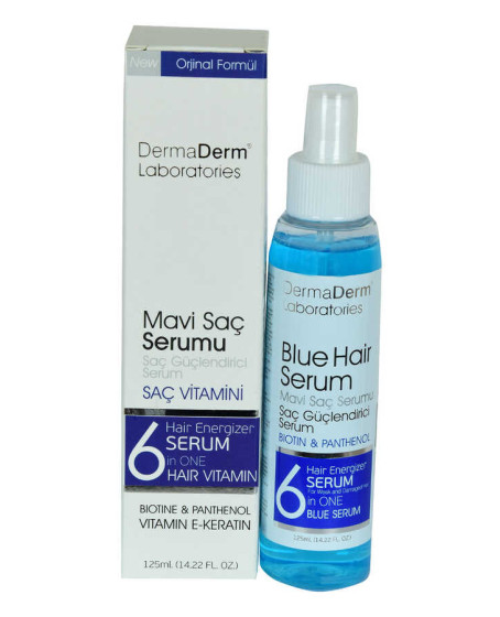 Mavi Saç Serumu Saç Güçlendirici Serum (Biotin Panthenol Vitamin E-Keratin) 125 ML Mavi Saç Serumu Saç Güçlendirici Serum (Biotin Panthenol Vitamin E-Keratin) 125 ML