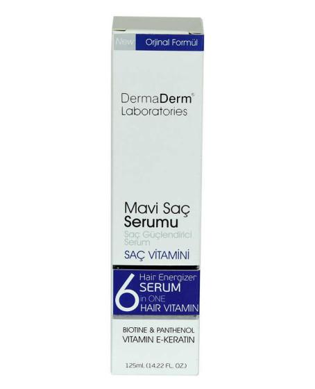 Mavi Saç Serumu Saç Güçlendirici Serum (Biotin Panthenol Vitamin E-Keratin) 125 ML Mavi Saç Serumu Saç Güçlendirici Serum (Biotin Panthenol Vitamin E-Keratin) 125 ML