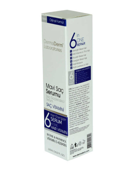 Mavi Saç Serumu Saç Güçlendirici Serum (Biotin Panthenol Vitamin E-Keratin) 125 ML Mavi Saç Serumu Saç Güçlendirici Serum (Biotin Panthenol Vitamin E-Keratin) 125 ML