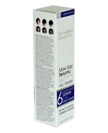 Mavi Saç Serumu Saç Güçlendirici Serum (Biotin Panthenol Vitamin E-Keratin) 125 ML Mavi Saç Serumu Saç Güçlendirici Serum (Biotin Panthenol Vitamin E-Keratin) 125 ML