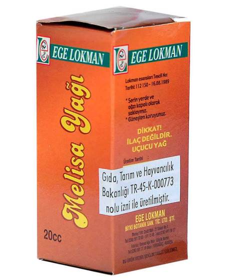 Melisa Yağı 20 cc