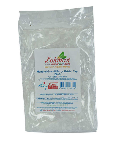 Menthol Granül Parça Kristal Taşı 100 Gr