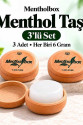 Menthol Taşı 6 Gram X 3 Adet - Spa ve Masaj Mentolü
