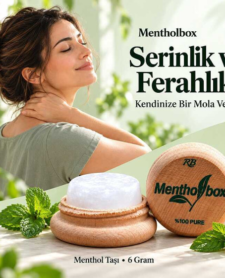 Menthol Taşı 6 Gram X 3 Adet - Spa ve Masaj Mentolü