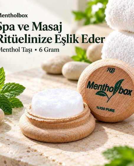 Menthol Taşı 6 Gram - Spa ve Masaj Mentolü Menthol Taşı 6 Gram - Spa ve Masaj Mentolü