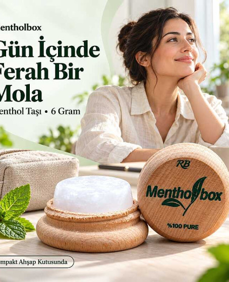 Menthol Taşı 6 Gram X 2 Adet - Spa ve Masaj Mentolü