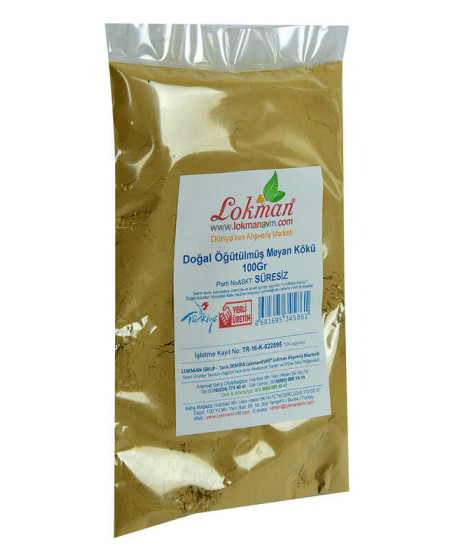 Meyan Kökü Öğütülmüş Doğal 100 Gr Paket
