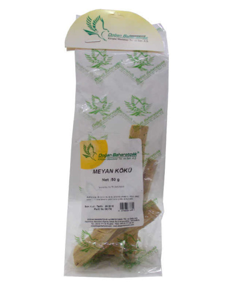 Meyan Kökü Sıyrılmış Çubuk Doğal 50 Gr Paket