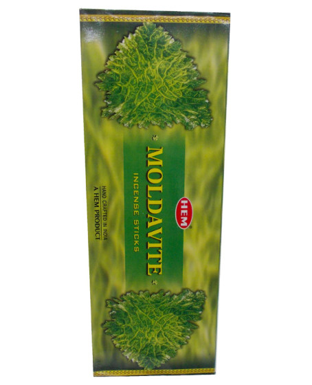 Moldavit Taşı 20 Çubuk Tütsü - Moldavite