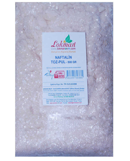 Naftalin Toz Pul 500 Gr Paket