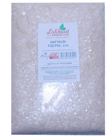 Naftalin Toz Pul 5000 Gr Paket