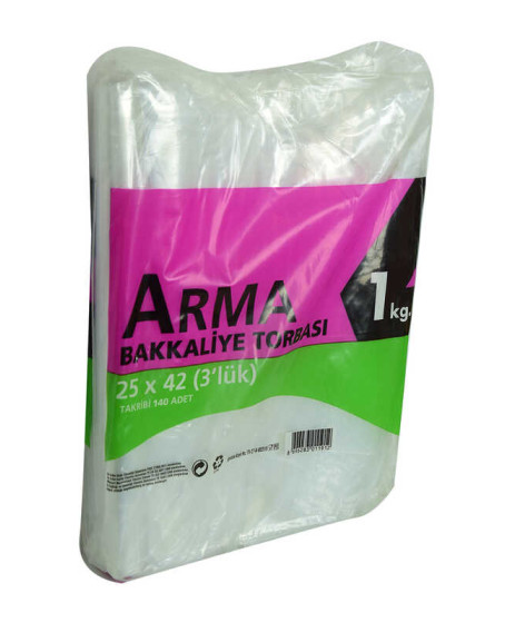 Naylon Torba Arma Şeffaf Bakkaliye Kuruyemiş Şeker Torbası 25x42 (3 lik ) Takribi 140 Adet 1000 Gr Naylon Torba Arma Şeffaf Bakkaliye Kuruyemiş Şeker Torbası 25x42 (3 lik ) Takribi 140 Adet 1000 Gr