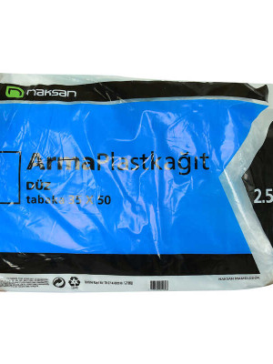 Plast Kağıt Bloklu Plast Naylon Şeffaf Düz Tabaka 35X50 Cm 2500 Gr Paket