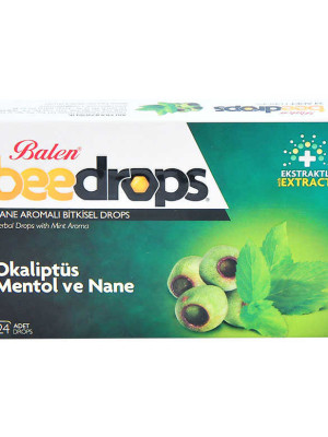 Nane Aromalı Bitkisel Drops 24Adet
