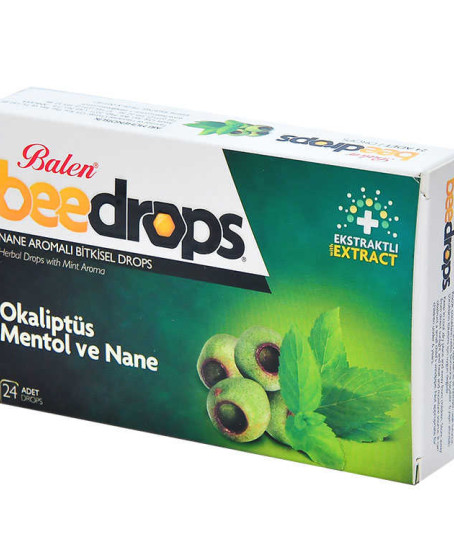 Nane Aromalı Bitkisel Drops 24Adet