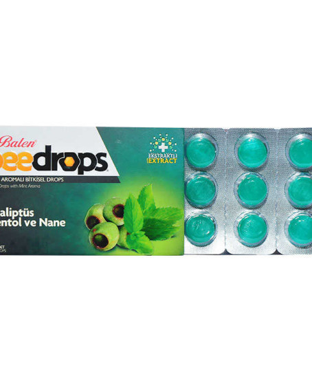 Nane Aromalı Bitkisel Drops 24Adet