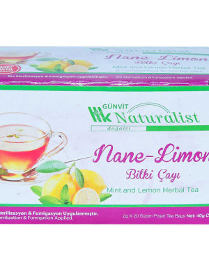Nane Limon Bitki Çayı 20 Süzen Poşet