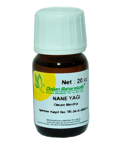 Nane Yağı 20 cc - Oleum Mentha Peppermint Oil