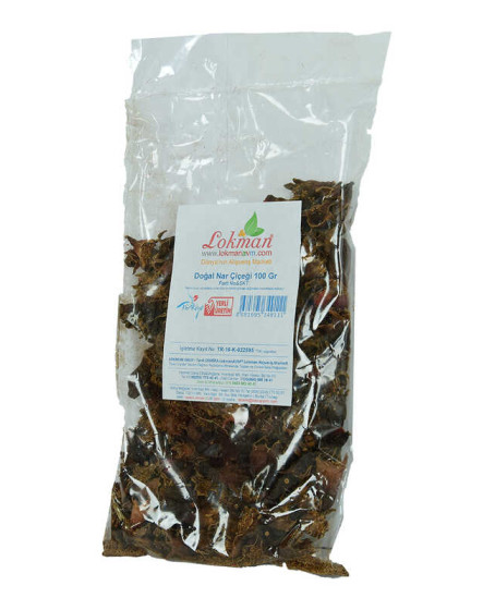Nar Çiçeği Doğal 100 Gr Paket