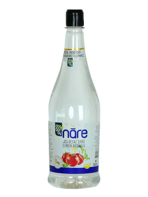 Nare Beyaz Sirke Limon Aromalı 1000 ML - Doğal Rengidir Renklendirici İçermez