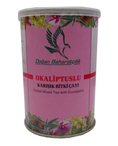 Okaliptuslu Karışık Bitkisel Çay 100 Gr Teneke Kutu