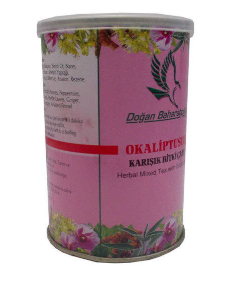 Okaliptuslu Karışık Bitkisel Çay 100 Gr Teneke Kutu