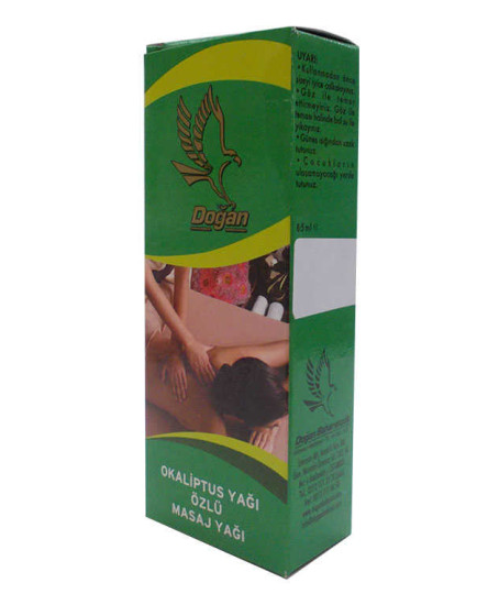 Okaliptuslu Masaj ve Bakım Yağı Cam Şişe 100 ML