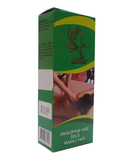 Okaliptuslu Masaj ve Bakım Yağı Cam Şişe 100 ML