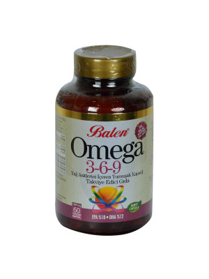 Omega 3-6-9 1585 Mg x 60 Yumuşak  EPA-18 DHA-12