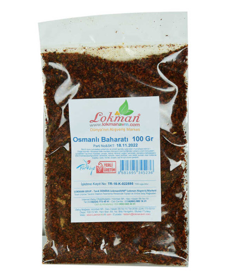 Osmanlı Baharatı Karışımı 100 Gr Paket