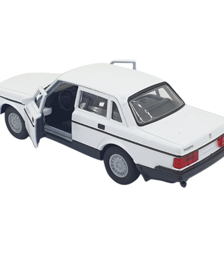 1:32 Volvo 240 GL Çek Bırak -Araba -  43784-BEYAZ - 1 ADET