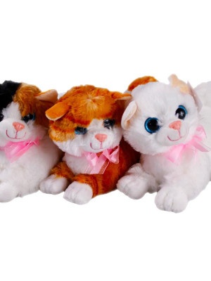 1609032 - PELUŞ MİYAVLAYAN KEDİ 30 CM - 1 ADET