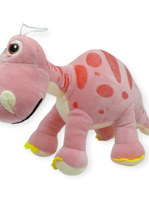 Sevimli Peluş Dinazor Turko Dino 35 cm - Pembe - 1 ADET