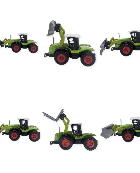 6'lı Set Farm Mini Oyuncak Traktör - 14 cm Çiftlik Araçları - 1 ADET