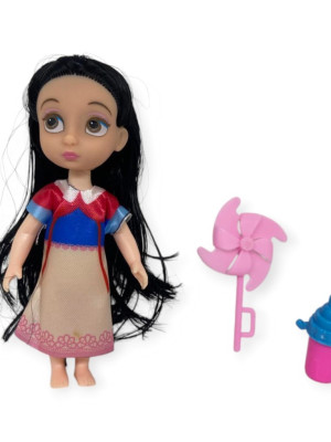 Aksesuarlı Mini Prenses Oyuncak Bebek 13 Cm - 1 ADET