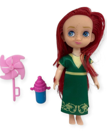 Aksesuarlı Mini Prenses Oyuncak Bebek 13 Cm - 1 ADET Aksesuarlı Mini Prenses Oyuncak Bebek 13 Cm - 1 ADET