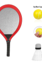 Badminton Seti ve Tenis Topu - RKT-35 - Kırmızı - 1 ADET
